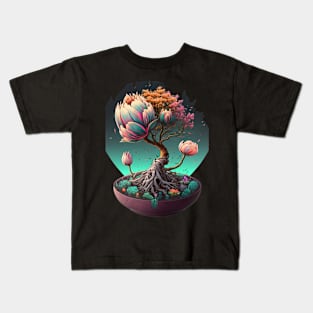 Surreal Tulip Bonsai Kids T-Shirt